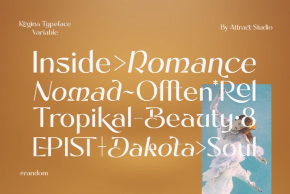 Kegina Font PNG with transparent background - Preview 3