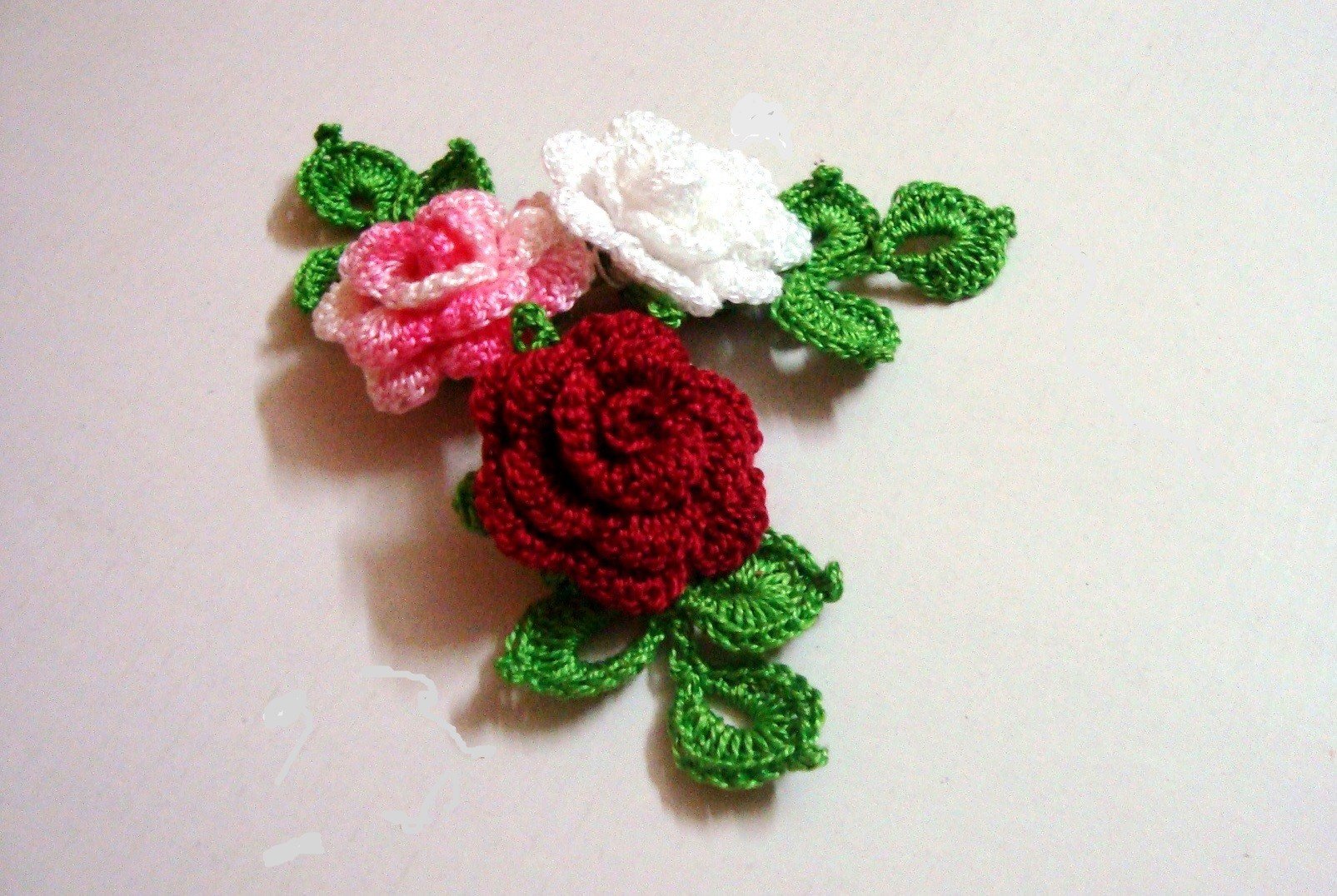 Mini Roses with Leaves