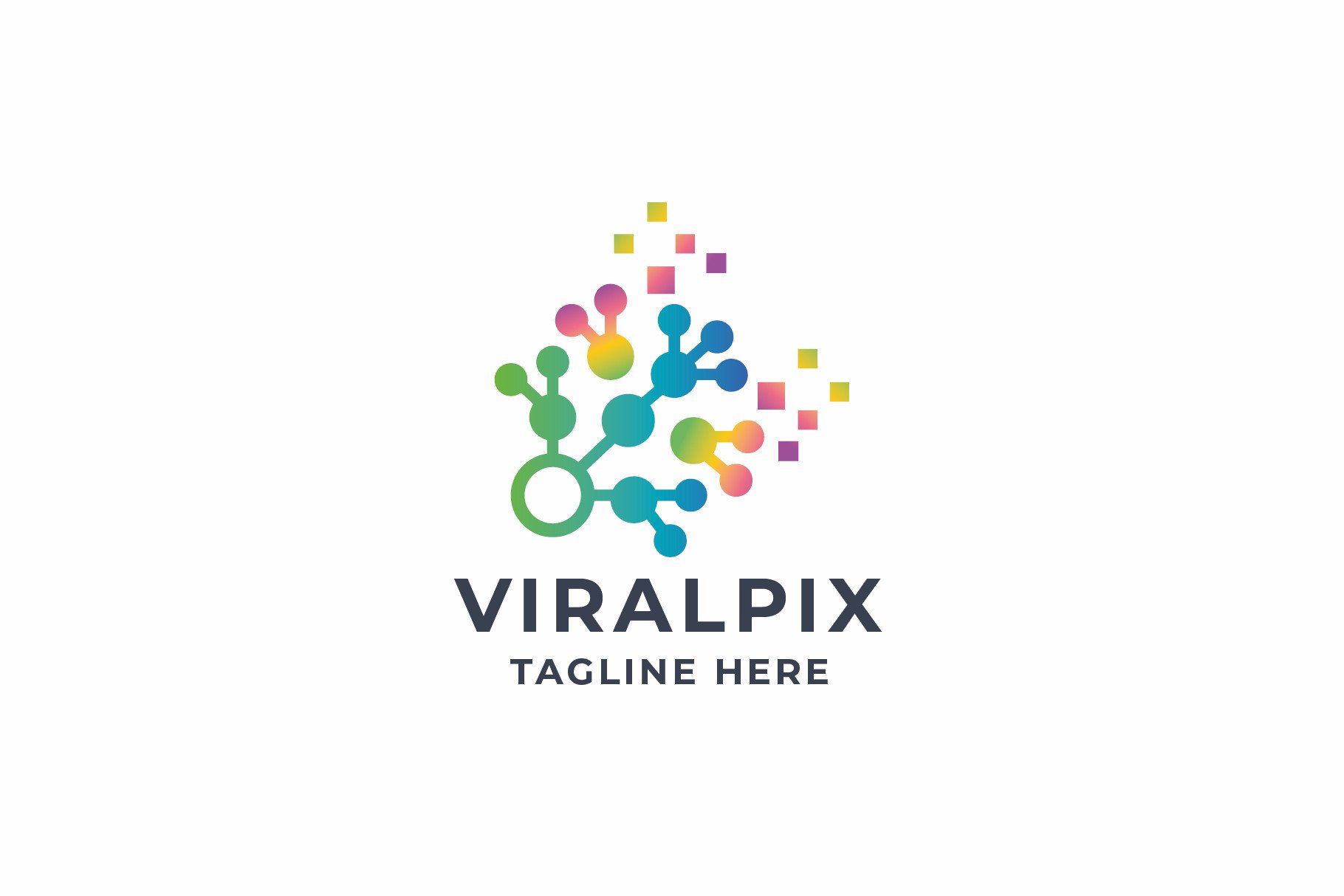 Pixel Viral Logo Graphic by 10point5star · Creative Fabrica