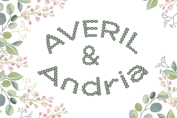 Pop the Bubble Font PNG with transparent background - Preview 2