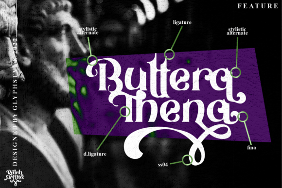Raich Artifex Font PNG with transparent background - Preview 5
