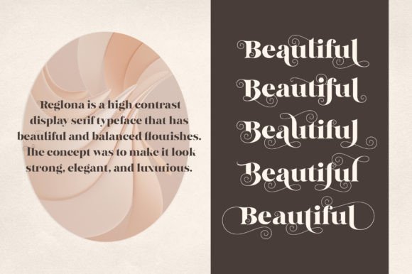 Reglona Font PNG with transparent background - Preview 2