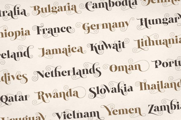 Reglona Font PNG with transparent background - Preview 4