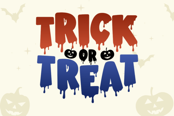 Scary Drips Font PNG with transparent background - Preview 1
