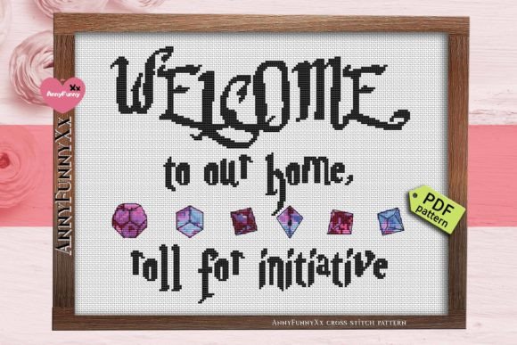 Welcome to Our Home Cross Stitch Pattern