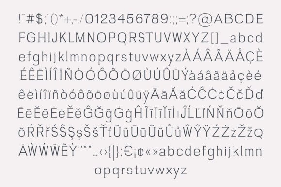 Aria Font - Preview 3