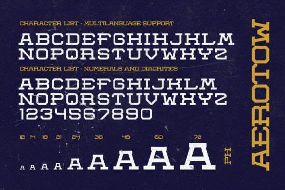 Aerotow Font - Preview 2
