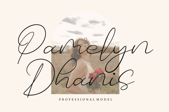 Basic Romantic Font PNG with transparent background - Preview 3