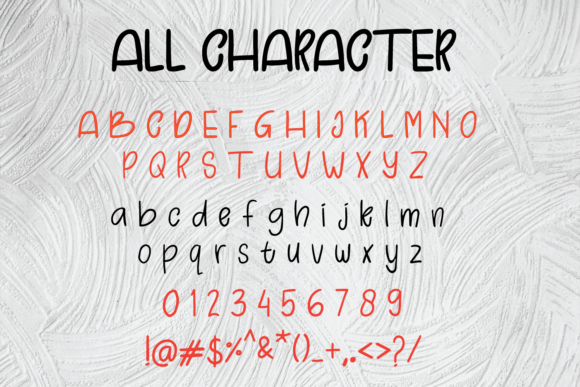 Bat Habit Font PNG with transparent background - Preview 1