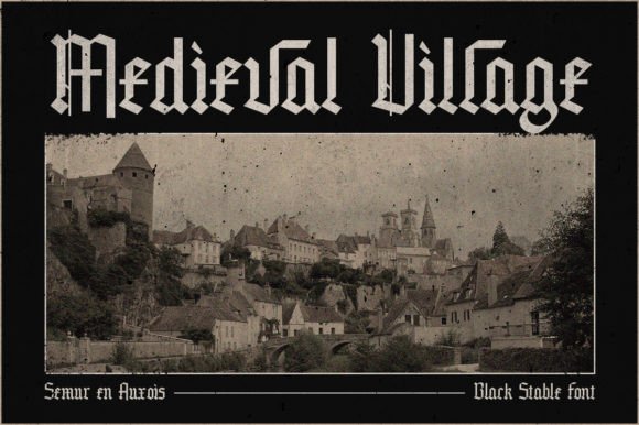 Black Stable Font - Preview 1