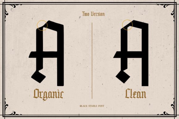 Black Stable Font - Preview 4