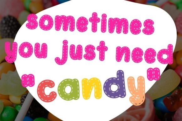 Candy Party Font - Preview 1