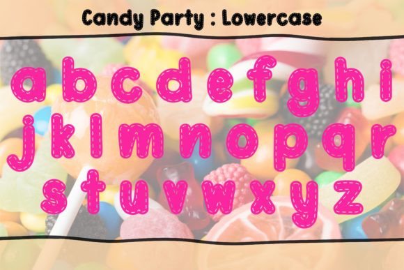 Candy Party Font - Preview 3