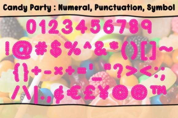 Candy Party Font - Preview 4