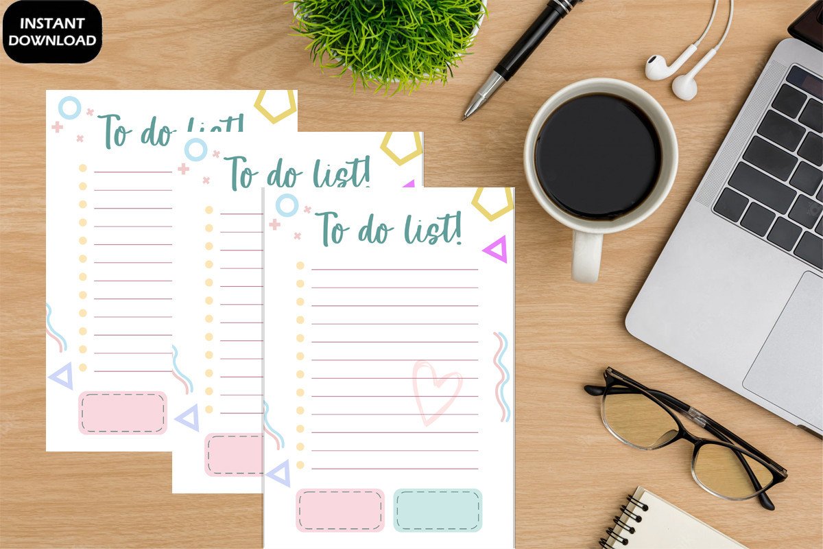 Colorful Love to Do List Printable