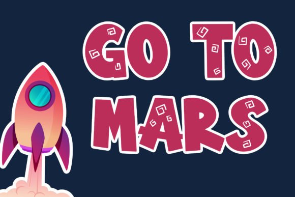 Cosmic Rock Font PNG with transparent background - Preview 1