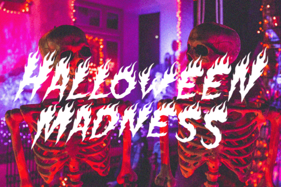 Flames Font - Preview 2