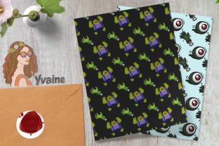Halloween Digital Paper Pattern Bundle Graphic by Yvaine · Creative Fabrica