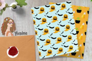 Halloween Digital Paper Pattern Bundle Graphic by Yvaine · Creative Fabrica