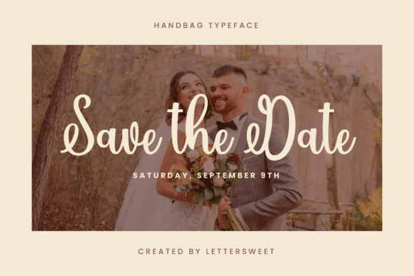 Handbag Font - Preview 6