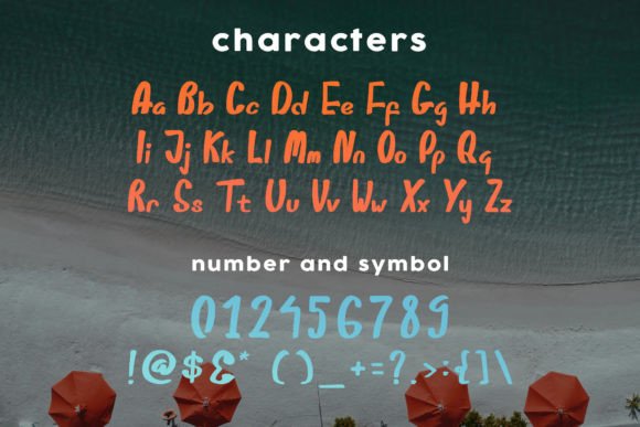 Holiday in Paradise Font - Preview 1