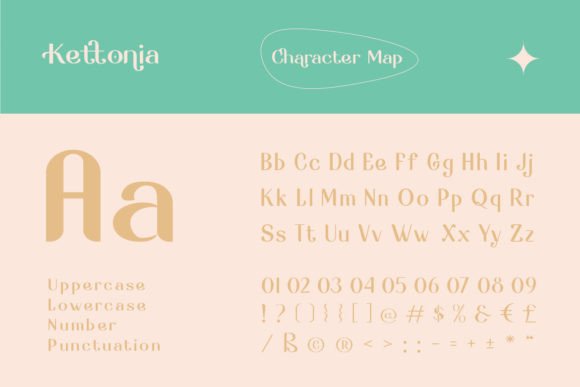 Kettonia Font PNG with transparent background - Preview 1