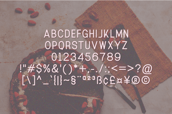 Mouthwatering Font PNG with transparent background - Preview 1