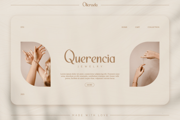 Olicroela Font PNG with transparent background - Preview 4