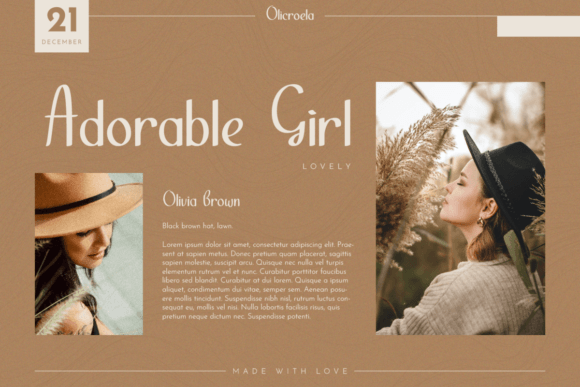 Olicroela Font PNG with transparent background - Preview 6