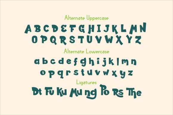 Pongky Font PNG with transparent background - Preview 4