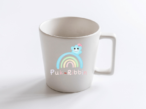 Puk Ribbin Font PNG with transparent background - Preview 2