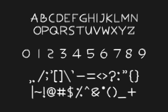 Sevenline Font PNG with transparent background - Preview 2