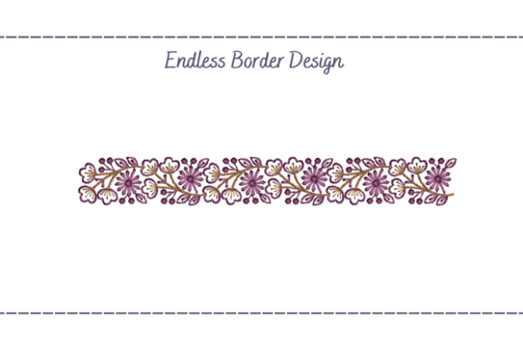 Endless Floral Border