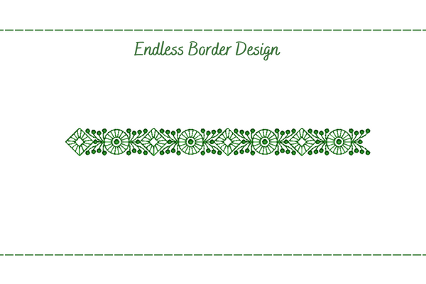 Endless Floral Border