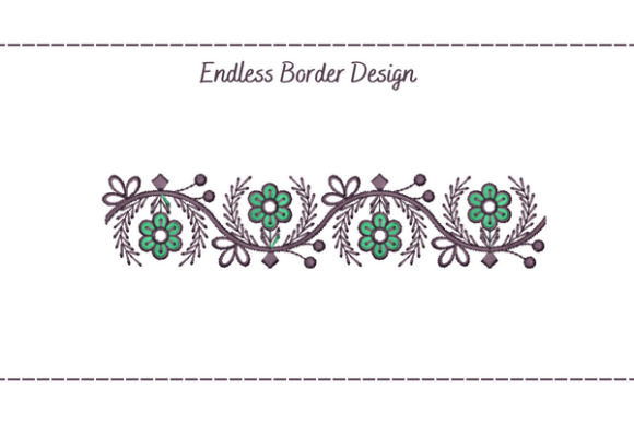 Endless Floral Border
