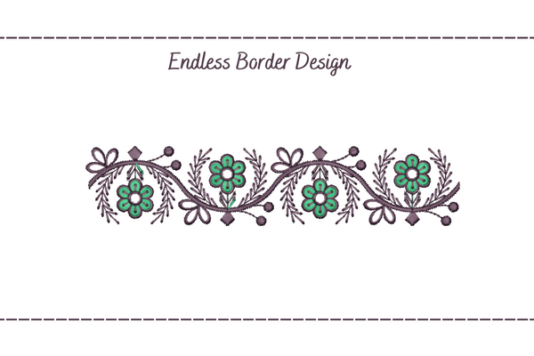 Endless Floral Border
