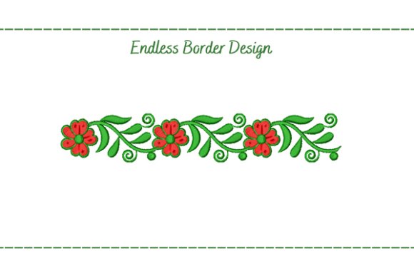 Endless Floral Border