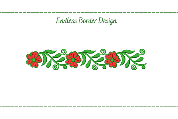 Endless Floral Border