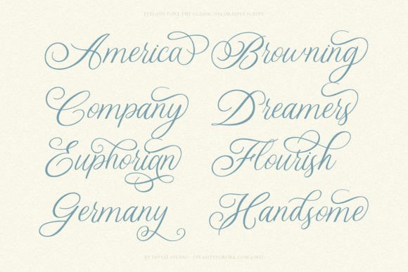 Eyelash Font - Preview 6
