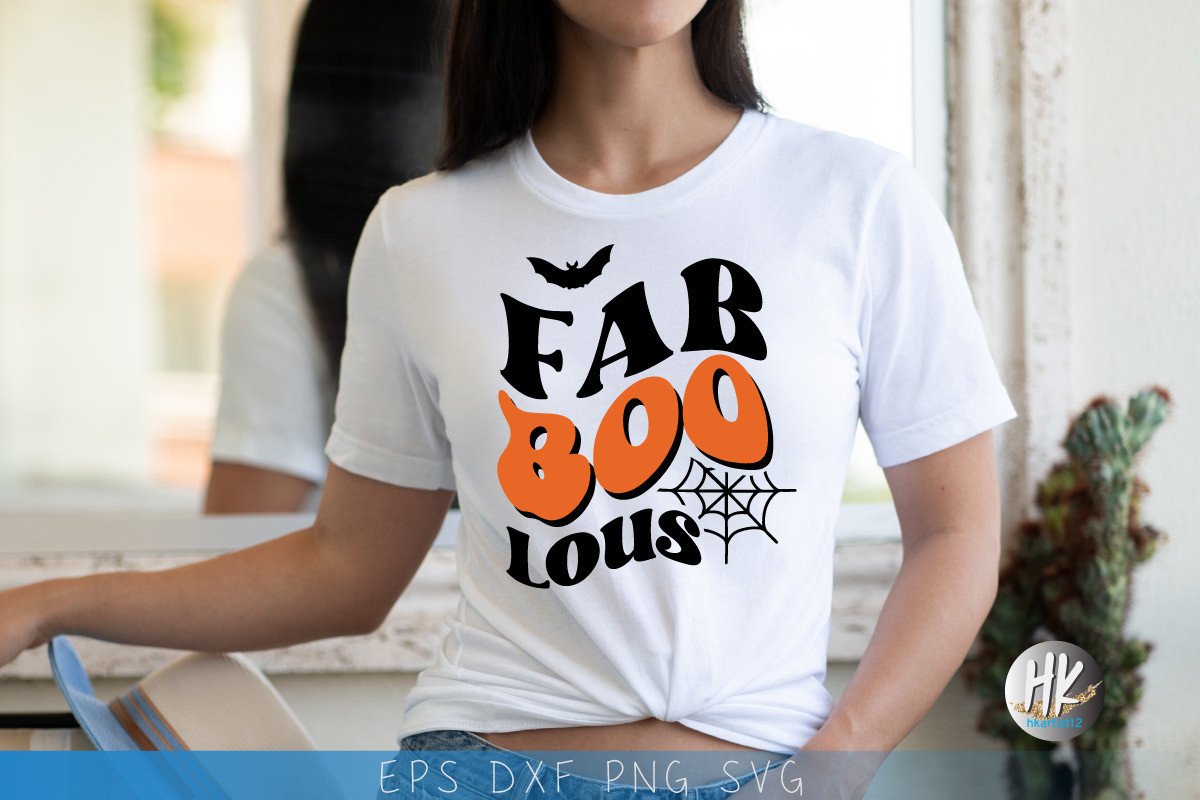 Fab Boo Louse Retro SVG. Illustration par Hkartist12 · Creative Fabrica