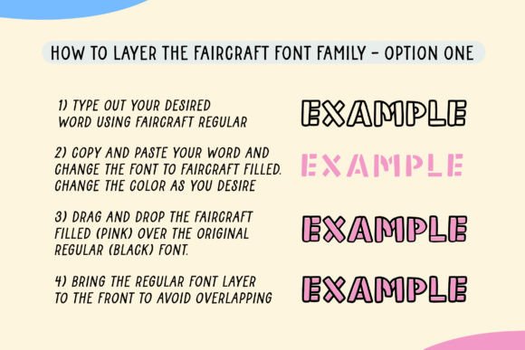 Faircraft Font - Preview 3