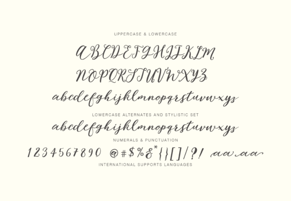 Hey Jamila Font PNG with transparent background - Preview 4