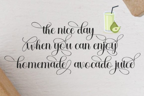 Jallia Love Font PNG with transparent background - Preview 3
