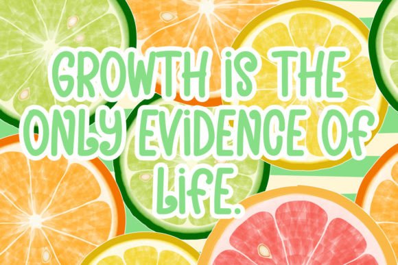 Lemon Vibes Font PNG with transparent background - Preview 1