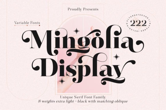 preview of Mingolia Display Font