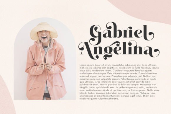 Mingolia Display Font PNG with transparent background - Preview 2