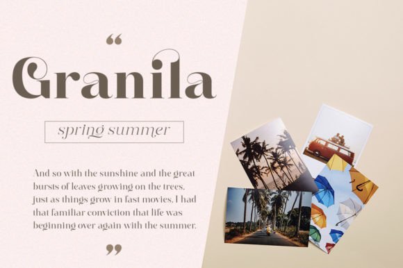 Mingolia Display Font PNG with transparent background - Preview 5