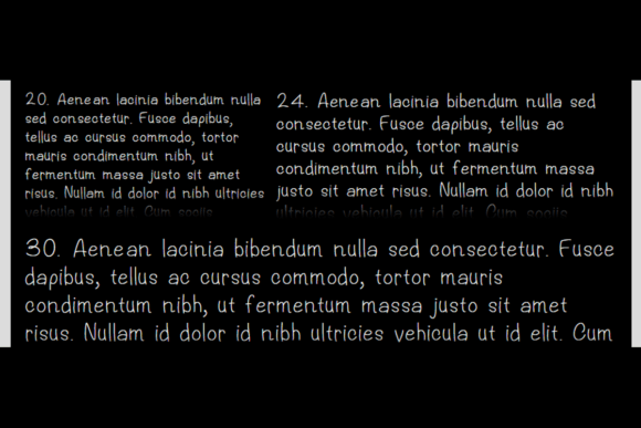 Monomine Font PNG with transparent background - Preview 2