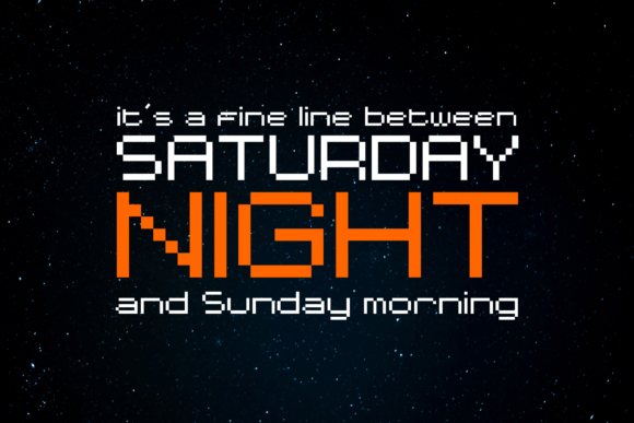 Pixelow Font PNG with transparent background - Preview 3