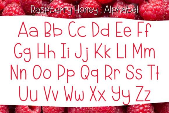 Raspberry Honey Font font preview - 2